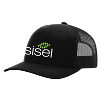 Sisel Black Trucker Hat